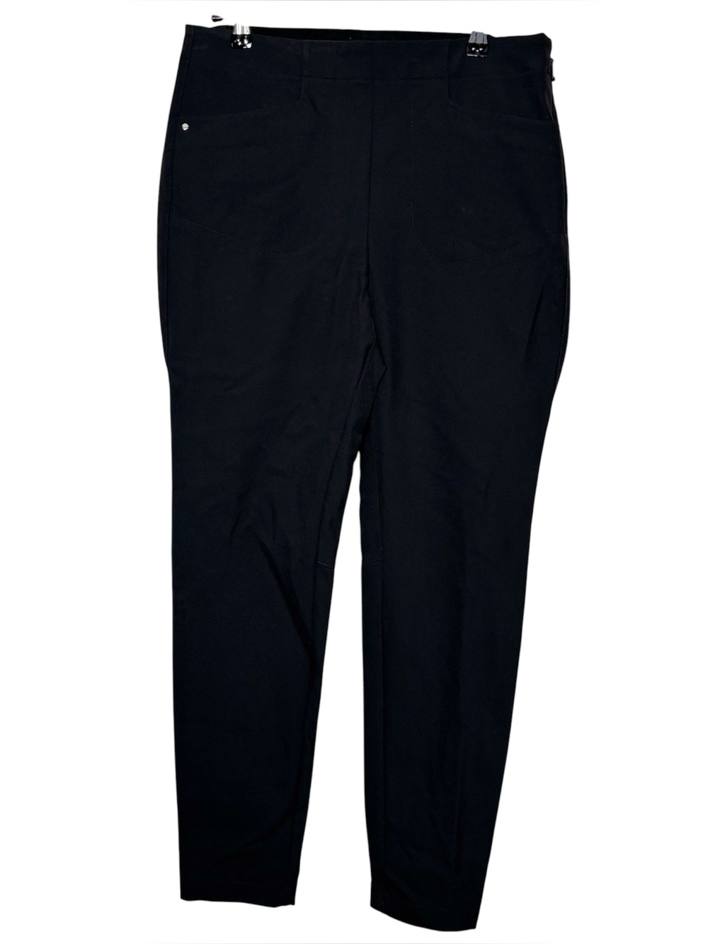 RLX Golf Pants Women Stretch 10 Ralph Lauren Polo Black Twill Active Performance